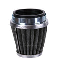 48mm 2 Layer Steel Net Filter Gauze Motorcycle Car Clamp-on Air Filter Cleaner