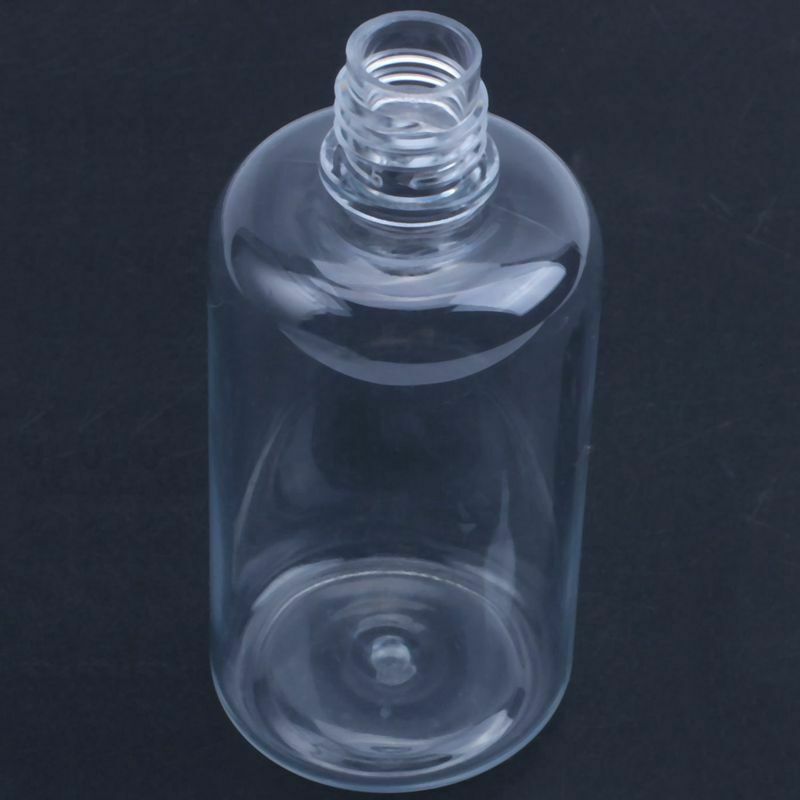 10 Pcs 50ML Empty Dropper Bottles Liquid Needle Tip Cap PET Black I7P2