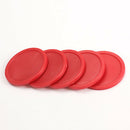 5Pcs Red 2-inch  Mini Air Hockey Table Pucks 50mm Puck Children Table New