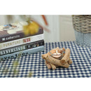 Handmade Rustic Wooden Tealight Candle Holder Succulent Planter Centerpiece