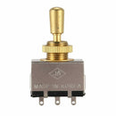 Metal Electric Guitar 3 Way Box Toggle Switch For Les Paul With Metal Tip (
