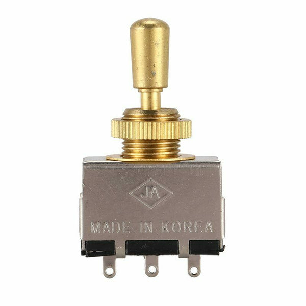 Metal Electric Guitar 3 Way Box Toggle Switch For Les Paul With Metal Tip (