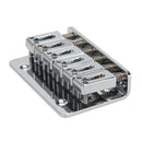 6 Saddle Hardtail Bridge Top Load 65mm for Electric Guitar + 5pcs Screws A