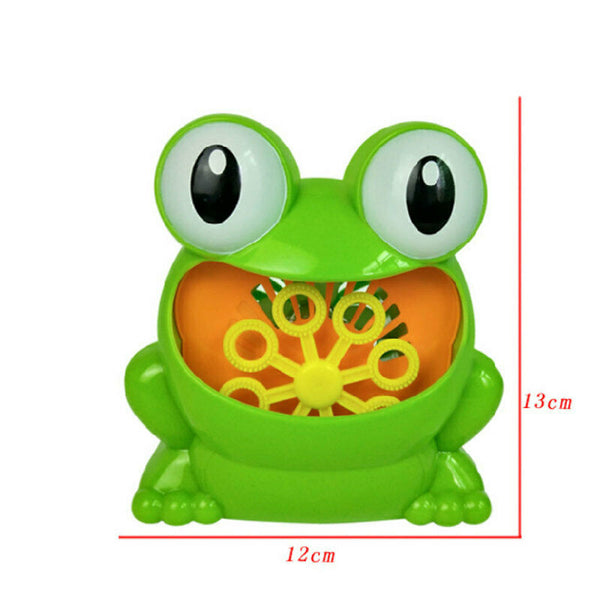 Plastic Bubble Machine Kids's Intelligence Development Automatic Frog T JOO