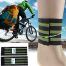 1 Pair Bicycle Elastic Reflective Strap Trousers Leg Ankle Wrist Pants Band