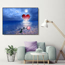 5D DIY Full Drill Diamond Painting Heart Cross Stitch Embroidery Mosaic Kit