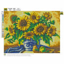 5D DIY Full Drill Diamond Painting Sunflowers Cross Stitch Embroidery Kit
