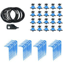 8L Drip System 4-Way Drip Irrigation System Mini Flow Dripper Potted Plants