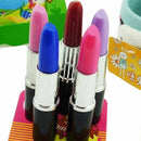 Pack of 12 Pcs 0.5 Mm Cute Cool Novelty Lipstick Shape Ballpoint Pen Office N4S8