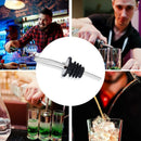 12 Pack Stainless Steel Classic Bottle Pourers Set, Liquor Pourers with Cap