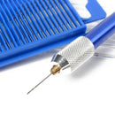 21 pcs Mini Twist Micro-Drill Bits Set & Aluminum Hand Drill & Case For Hobby