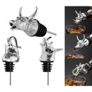 3pcs Animal Head-Wine Pourer Spout,Wine Bottle Stopper for Bar Tools