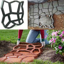DIY Garden Paving Mold Plastic Floor Mold Concrete Stone Mold Road Decor Pa H5C2