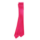 Unisex Leisure Tie Skinny Narrow Tie - Solid Shocking rose Red
