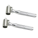 2pcs Stainless Steel 40mm Wall Paper Edge Seam Roller Flat Pressure Roller