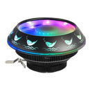 RGB CPU Cooler Fan 48 CFM Cooling Fan 22 dBA Radiator for Intel LGA1156