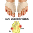 1Pair Big Toe Splint Straightener Corrector Foot Pain Relief Hallux Valgus B9O3