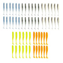 60 Pieces Swimbaits Minnow Worms Fishing Accessories Fishing Shiner Baits