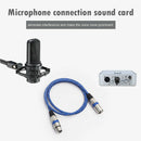 3 Pin XLR Male to Female Audio Extension Cable Wire for Microphone Amplifier