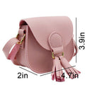 Cute Cat Tassel Shoulder Bag Small Mini Coin Purse Messenger Bag Crossbody  D7R9