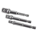 3Pcs/Set 1/4 inch 3/8 inch 1/2 inch Hex Power Drill Driver Socket Wrench Ad