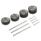 1:64 Scale 11mm Wheel Rubber Tires for Matchbox Cars Vehicles Parts B6