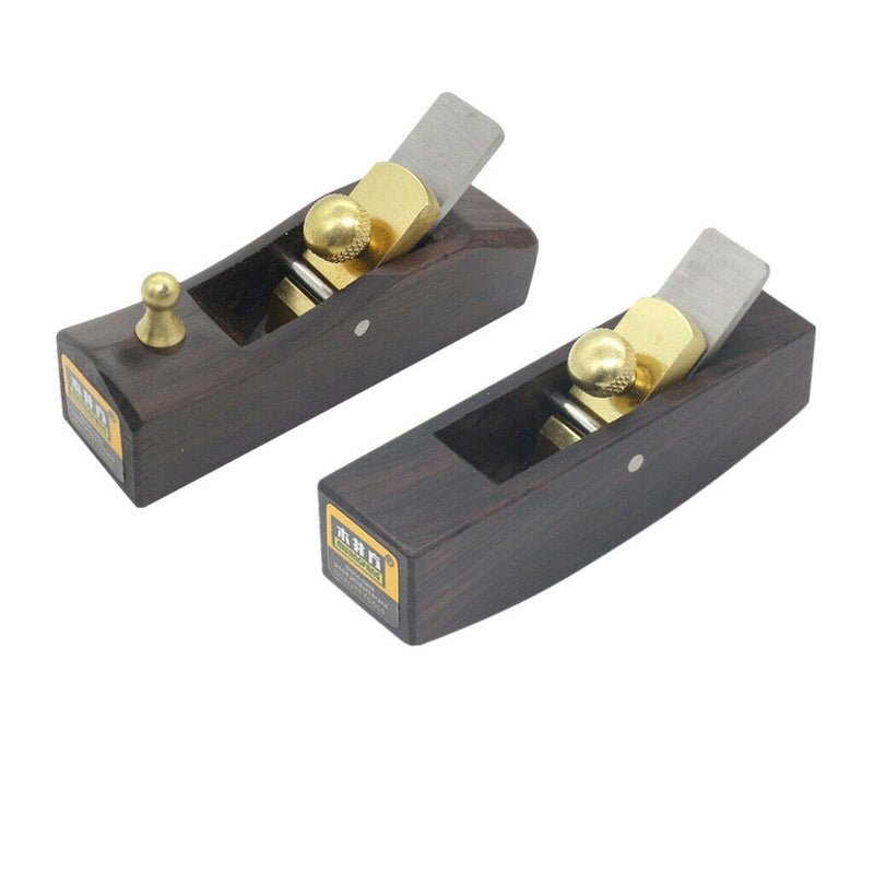 2Pcs Mini Flat Plane Bottom Edged DIY Woodworking Wood Hand Planer Tool