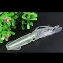 Transparent soft squid lure baits 10.5cm/9g sea bass trolling fishing lures M&O