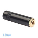 10pcs 3.5mm TRS Audio Female Jack Solder Connector 3 Pole Stereo Adapters A