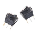 2pcs Parking Sensor Switch 12V 20A 3Pin Illuminated Rocker Switch Roun.AU