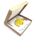 Cute Cartoon Sun Silent Wall Clock Kids Living Bedroom Home Clocks Decor