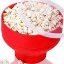 Popcorn Microwave Silicone Foldable Red Kitchen Easy Tools Diy Popcorn Buck