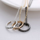 Best Friend Forever Best Bitches 3-Piece Love Break Heart Friendship Necklace