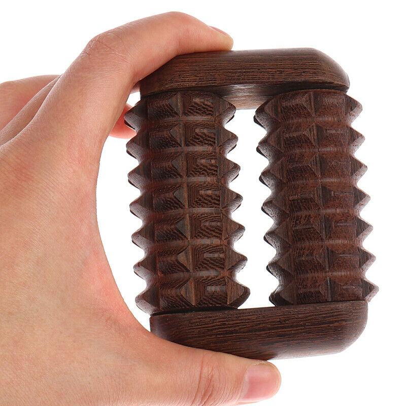Wenge Hand Reflexology Massage Tool Palm Massager Roller Press Point  Scrap  Hn
