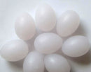 10pcs Solid Plastic Eggs Dummy Eggs For pigeons  white color