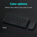 Wireless 2.4G 77 Keys Business Keyboard 1600DPI Silent Optical Mouse Combo