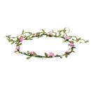 Lady Boho Floral Flower Festival Wedding Garland Forehead Hair Head Band pi