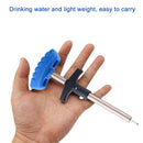 Small Size Fishing Lure Remover Fish Aluminum Tube Hook Detacher (Blue)  A