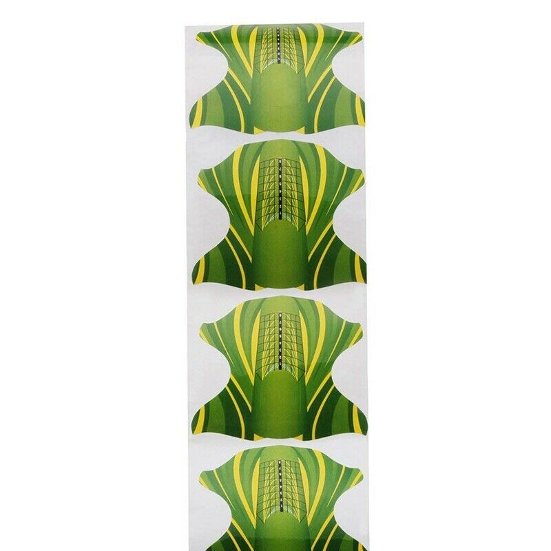 500 pcs Nail Art Acrylic Tip Gel Guide Extension nail style tools Curl form H1S8