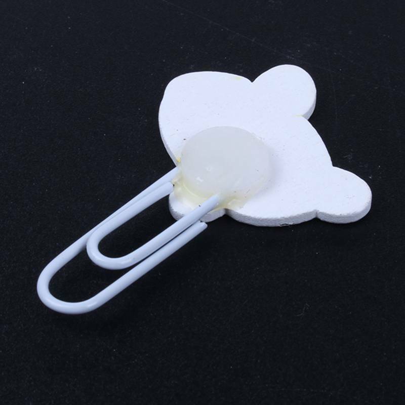 12 pcs / 1 Set Cute Cartoon Animal Pattern Wooden Paper Note Clips Bookmark X3Z9