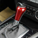 Carbon Fiber Gear Shift Knob Cover Trim For Mercedes W203 W204 W213 C2D4