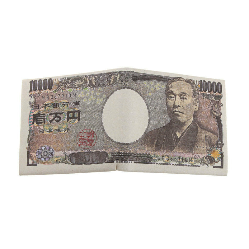 Unisex Paper Money Purse JPY 10000 Yen Wallet Women & Mens Folding Bag