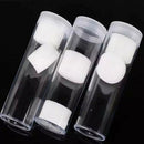 1X 27mm Applied Clear Round Cases Coin Storage Protective Tube Holder Plastic LI