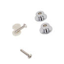 Pair Guitar STRAP BUTTONS END PINS pegs w/ Mounting Screws for Guitar Mandolin