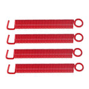 4x Red E Guitar Tremolo Bridge Extension Springs For Bridge