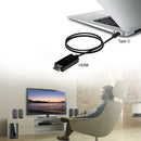 Type C USB-C to HDMI Cable 6FT USB 3.1 (Thunderbolt 3 Compatible) For Table B7L8