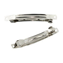 20pcs 8cm Metal FRENCH BARRETTES DIY Hair Clips Bow Crafts Bridal Hair Clips