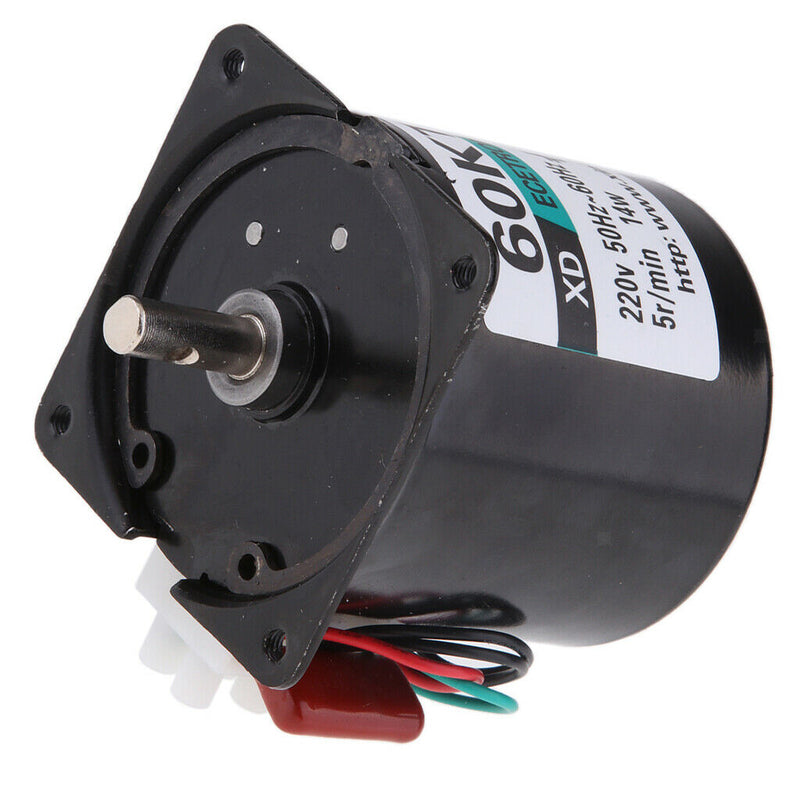 60KTYZ Synchronous Gear Motor AC 220V 5r/min CW/CCW Control 14W 50-60HZ
