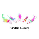 1pc Cute Small False Mouse Plush Toys For Pet Cat Kitten Play Playing Toys Gift