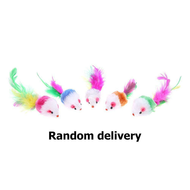 1pc Cute Small False Mouse Plush Toys For Pet Cat Kitten Play Playing Toys Gift